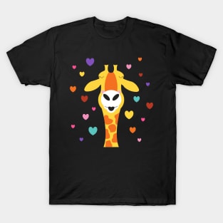 giraffe kisses T-Shirt